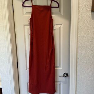 Ribbed maternity dress